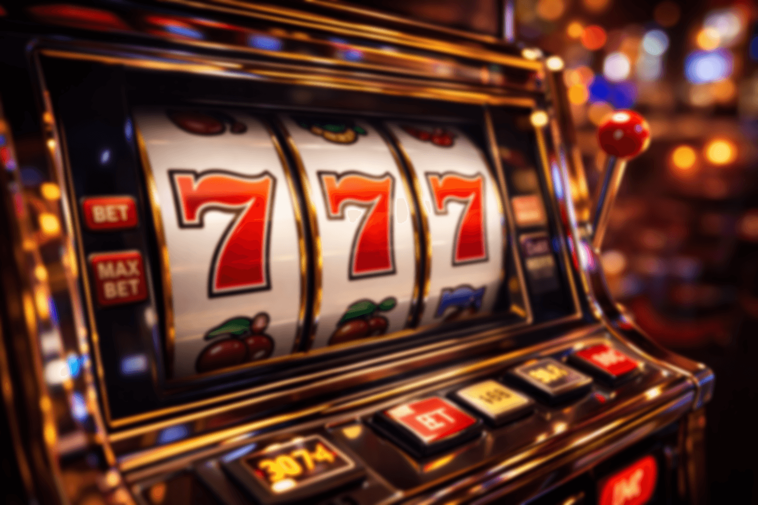 Slot machine reels used to represent low volatility slots