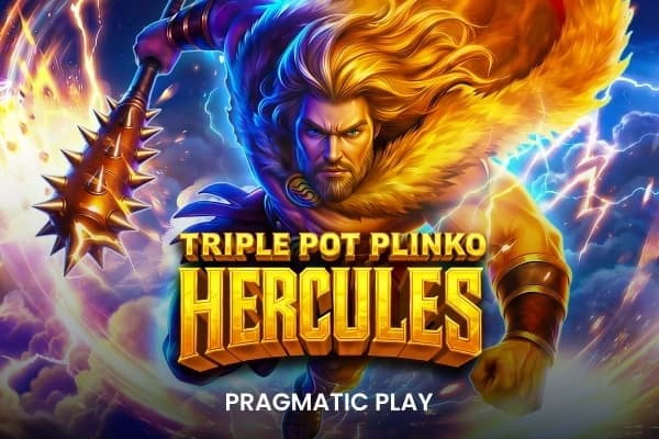 Triple Pot Plinko Hercules poster