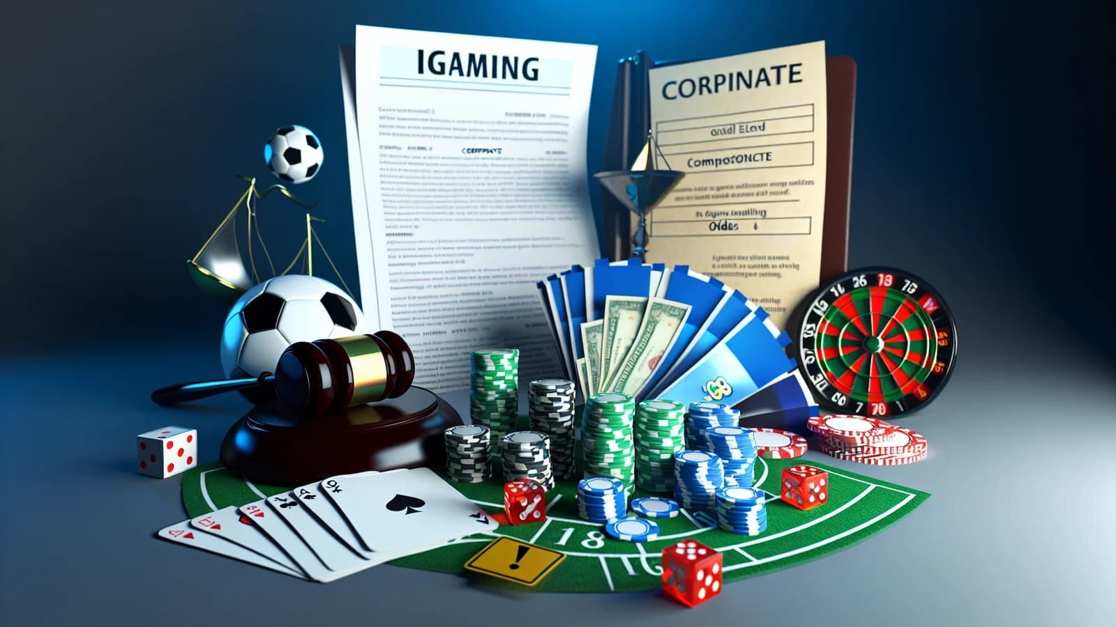 Editorial illustration: Banijay’s iGaming Revenue Surges to €1.59bn Amid Group’s Record Growth