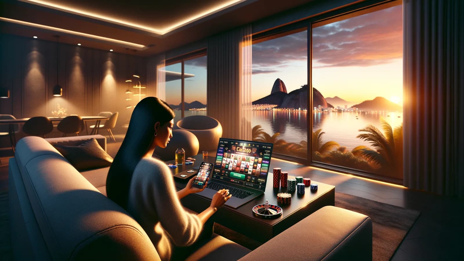 Editorial illustration: Brazil Projects Doubling of Online Gambling Tax Revenue as Regulation Gains Traction