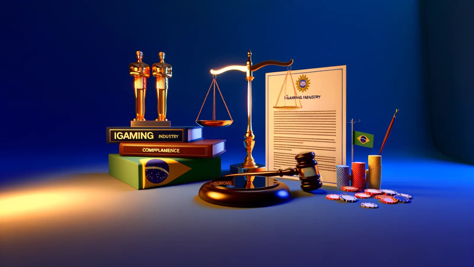 Editorial illustration: Brazil Drops 15% CIDE Tax from Online Gambling Bill, Regulatory Debate Continues
