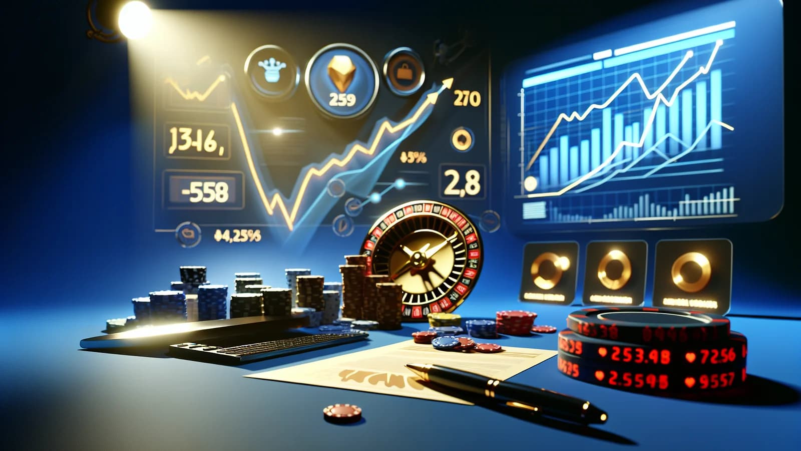 Editorial illustration: FDJ United Profitability Impacted by Increased Taxation and Stagnant Wagering in 2025