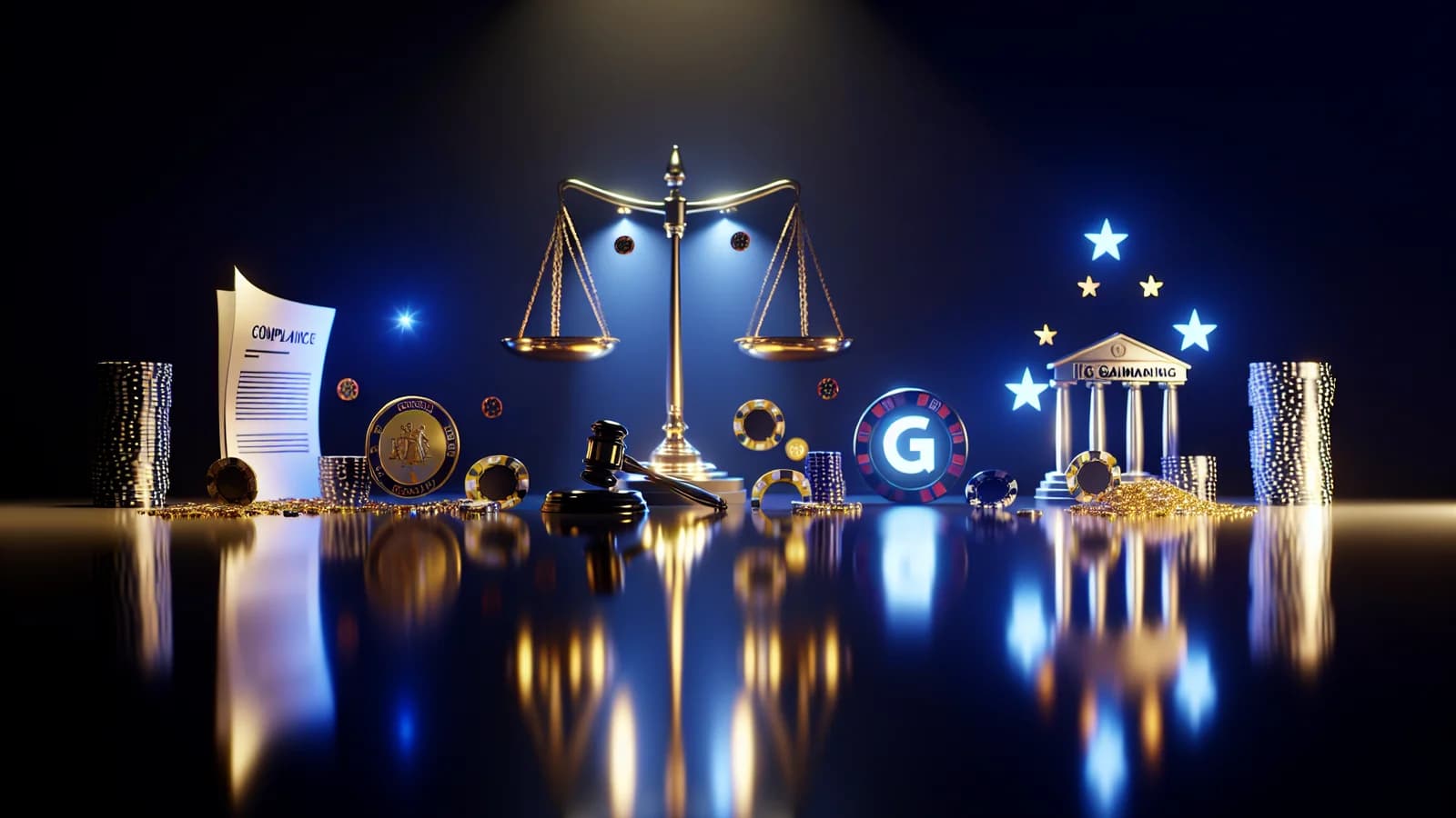 Editorial illustration: Financial Ombudsman Ruling Highlights Crypto-Gambling Regulatory Challenges in UK