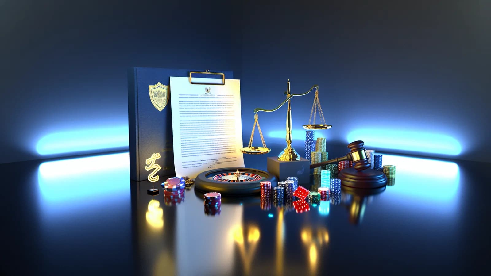 Editorial illustration: Gaming Industry Faces Mounting Financial Sanctions Despite Repeated Warnings