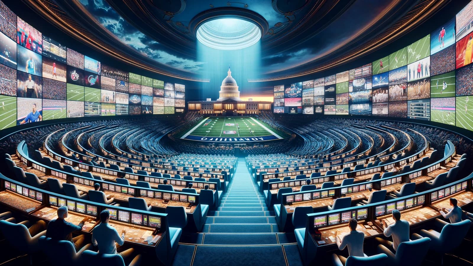 Editorial illustration: Kentucky House Approves Sports Betting Age Hike and College Prop Bet Ban