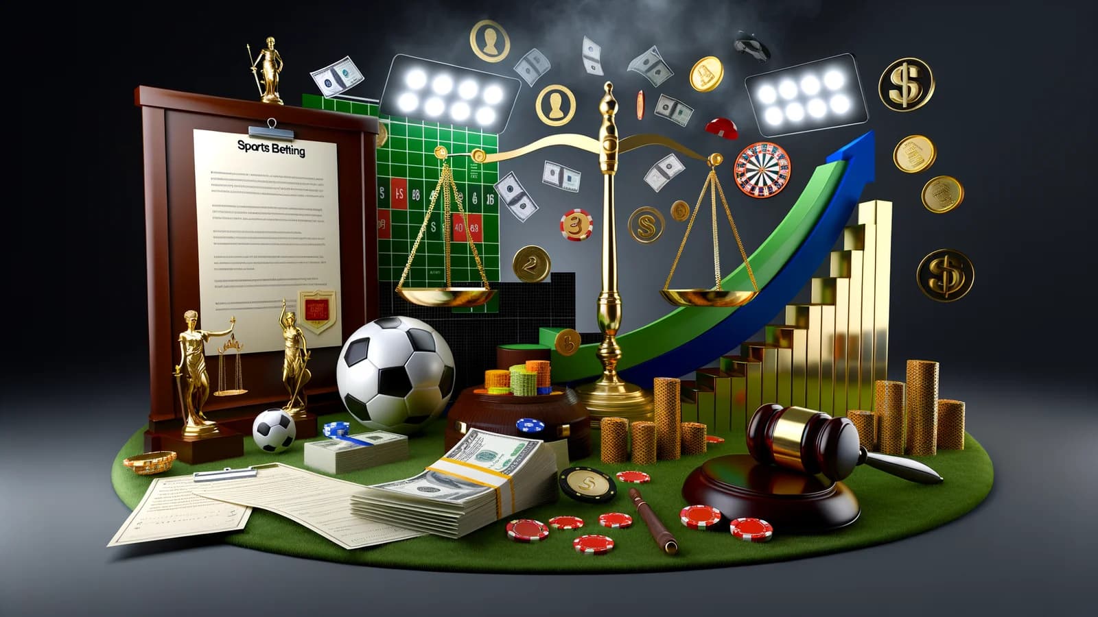 Editorial illustration: Mississippi House Advances Mobile Sports Betting Bill with New Casino Tax Structure