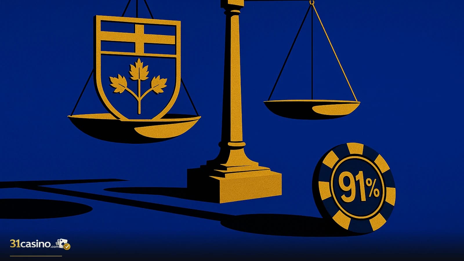 31Casino editorial news image for regulatory: Ontario Channelization Rate Surges Past 91% in Regulated iGaming Market