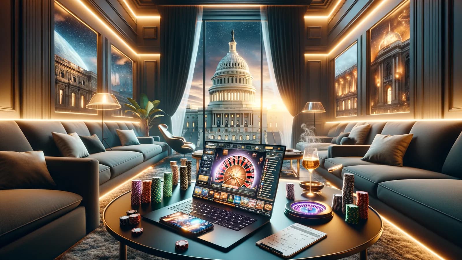 Editorial illustration: Panama Approves New Online Gambling Market Restrictions in Regulatory Overhaul