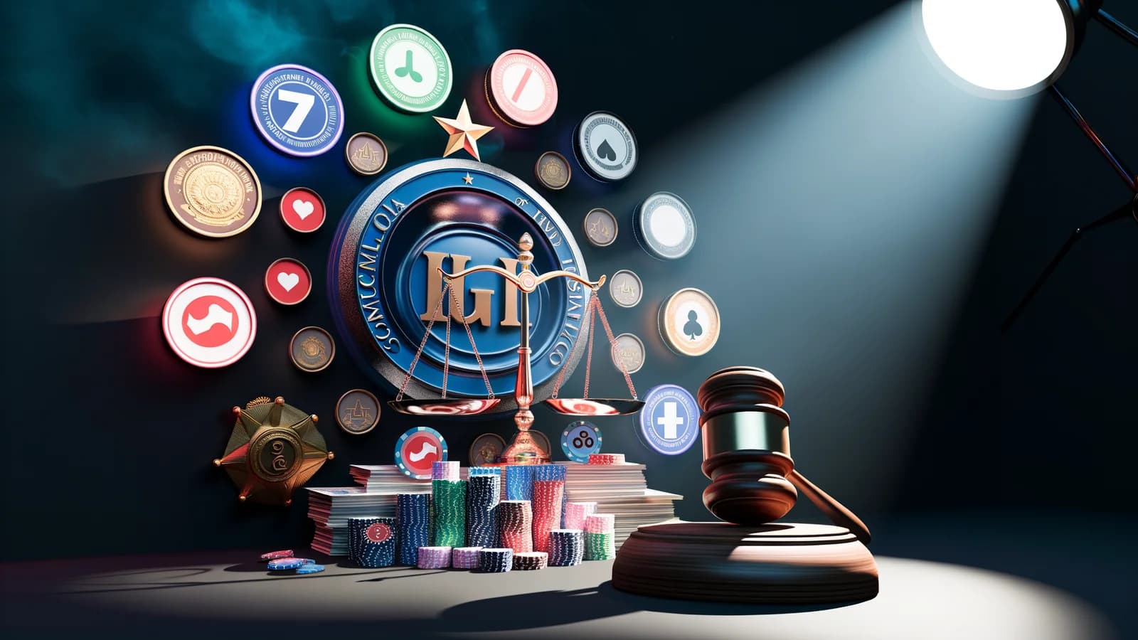 Editorial illustration: Poland Proposes Criminal Penalties for Gambling Stream Promotions