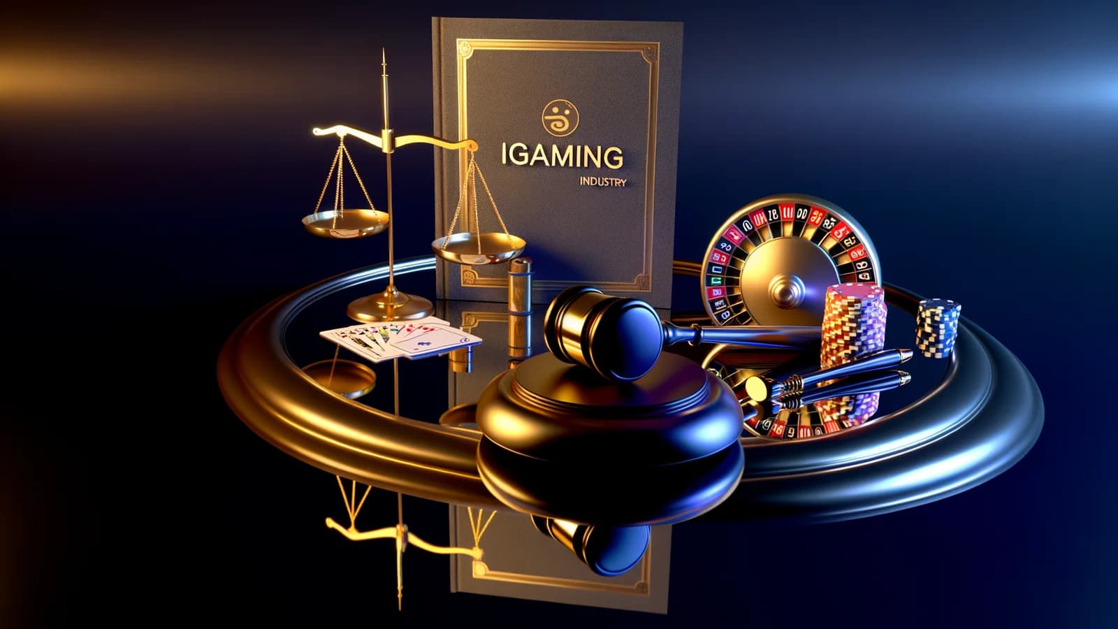 Editorial illustration: UK Forms New Taskforce to Combat Illegal Online Gambling Operations