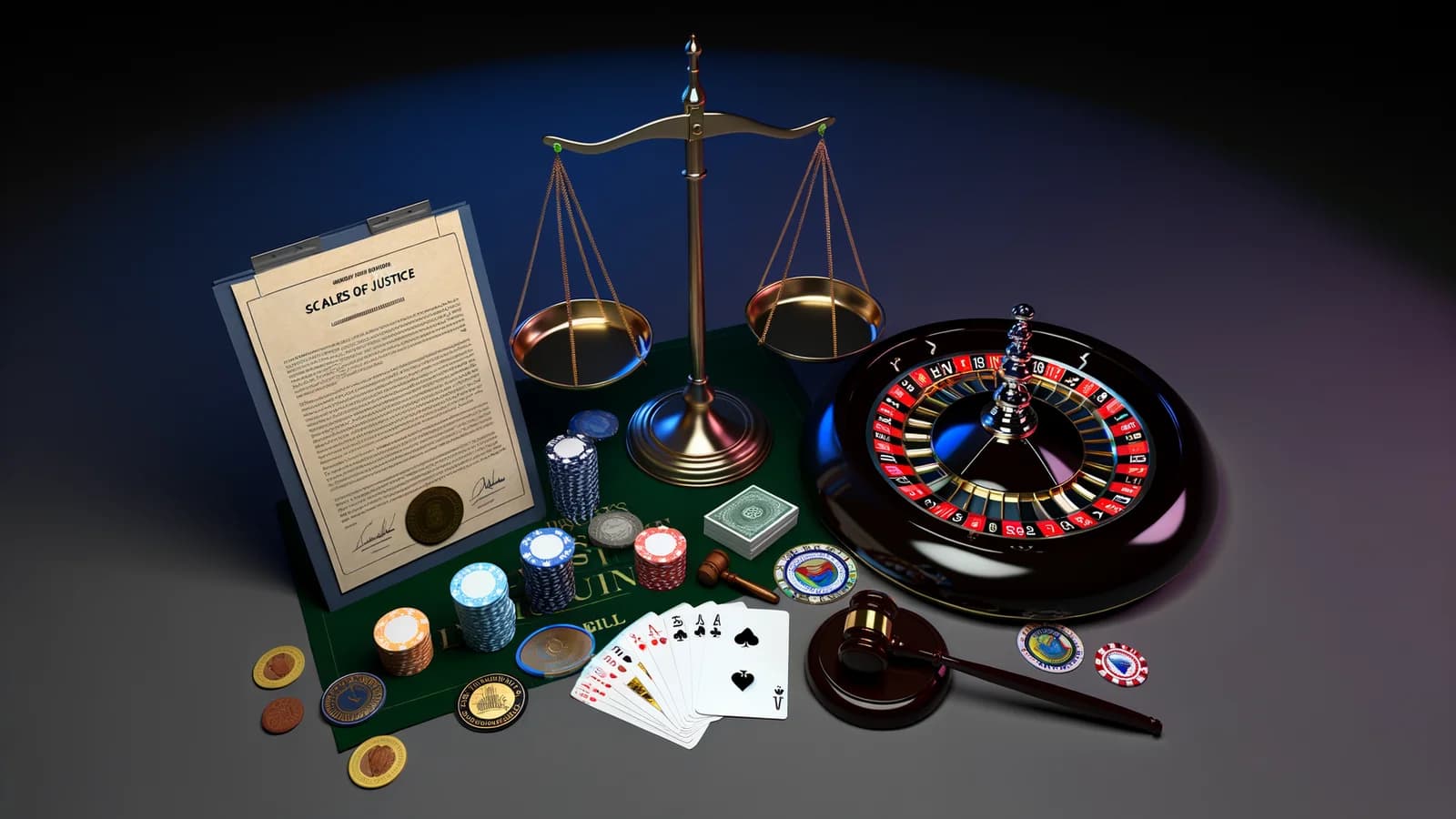 Editorial illustration: Washington Lawmakers Approve College Sports Betting Bill with Tight Safeguards